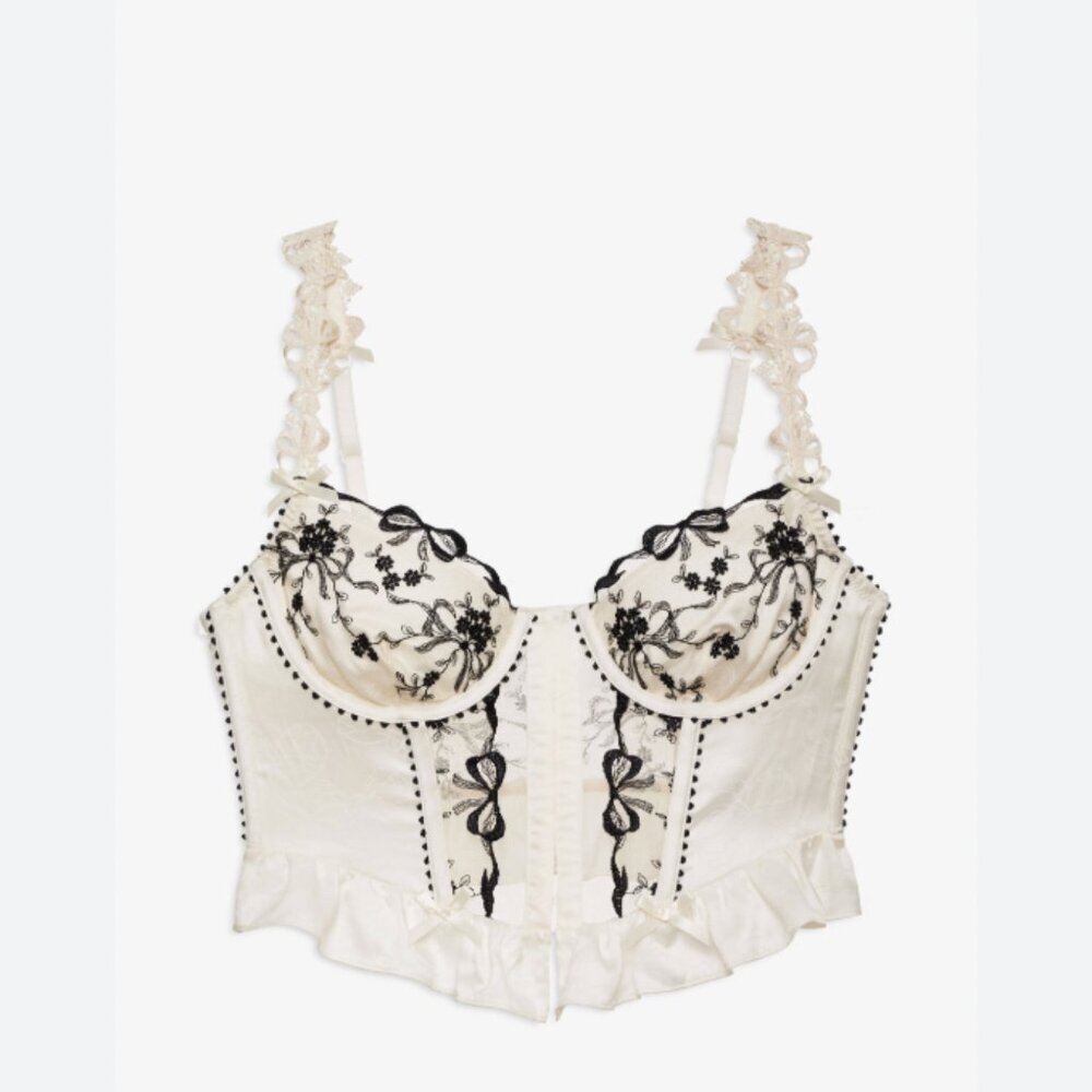 For Love & Lemons Bow Time Bustier